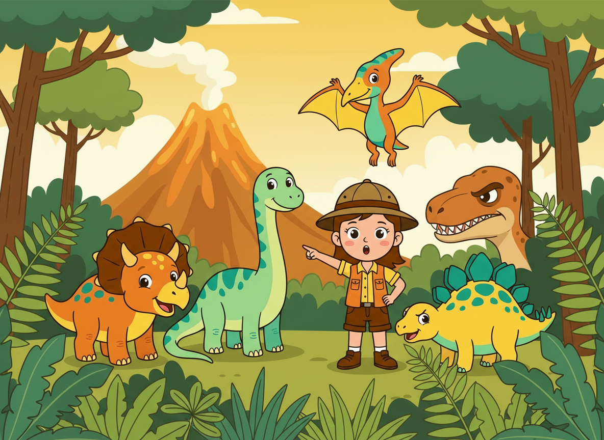 Chasse au trésor Dinosaures