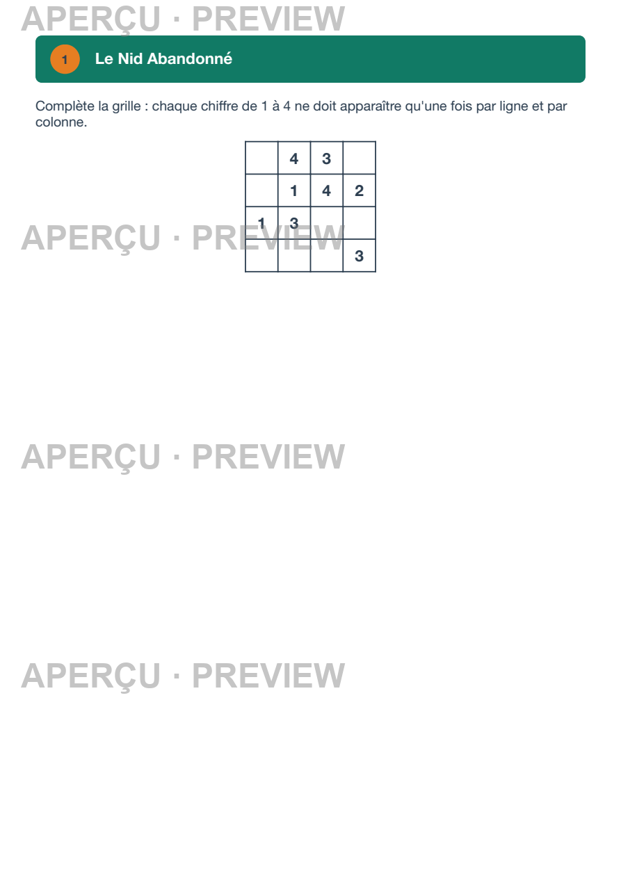 Aperçu page