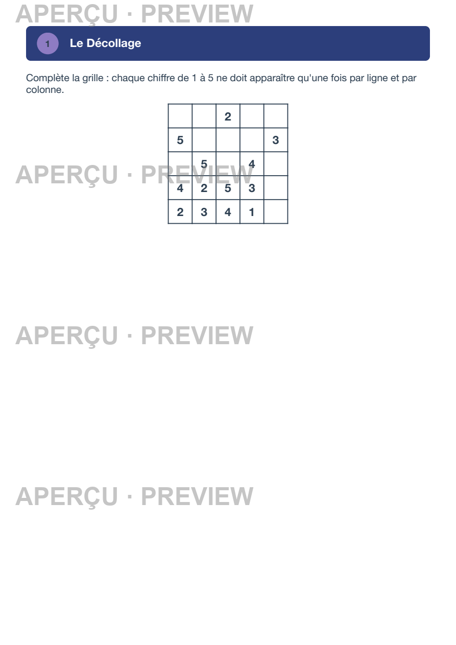 Aperçu page