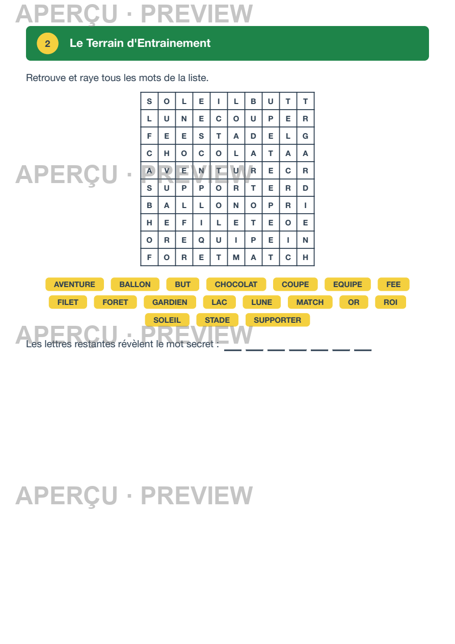 Aperçu page