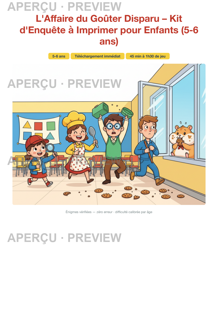Aperçu page