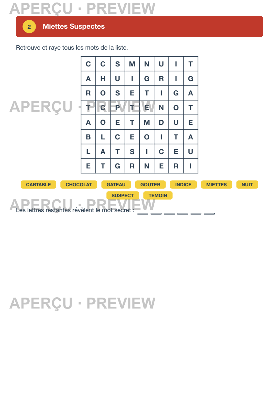 Aperçu page