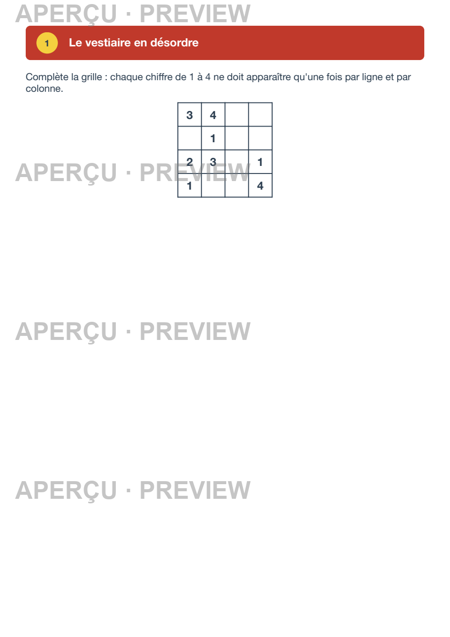 Aperçu page