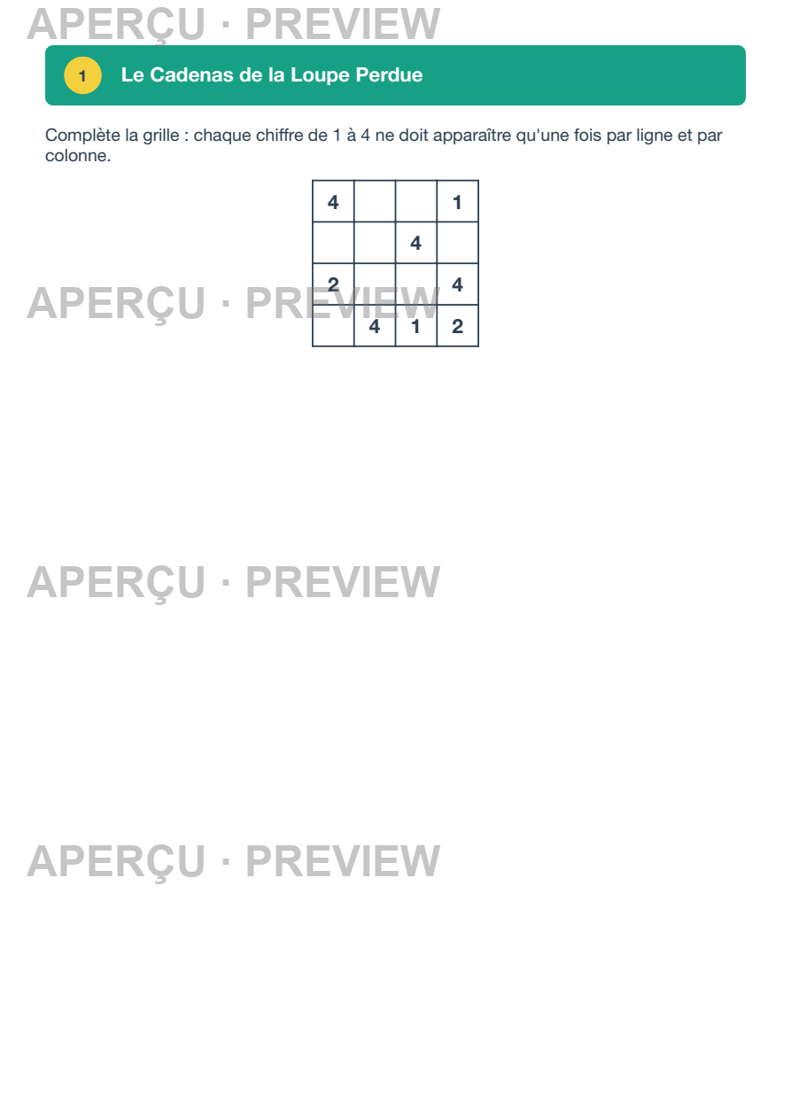Aperçu page