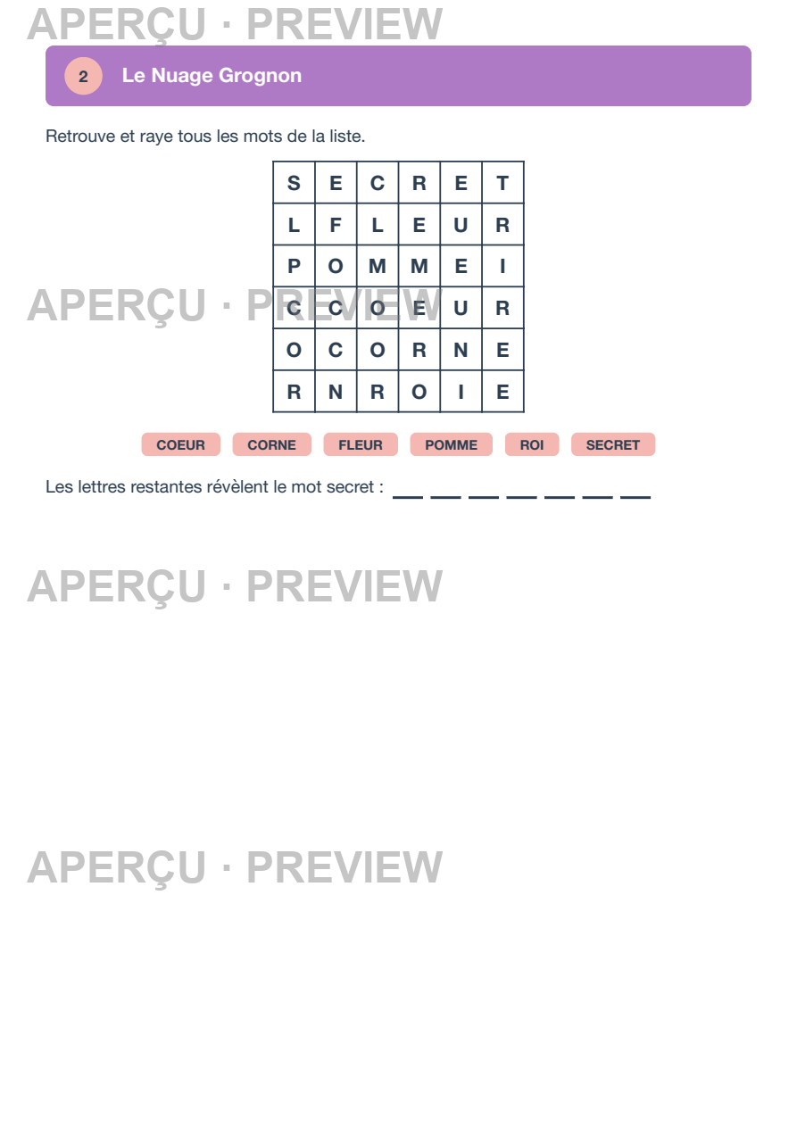 Aperçu page