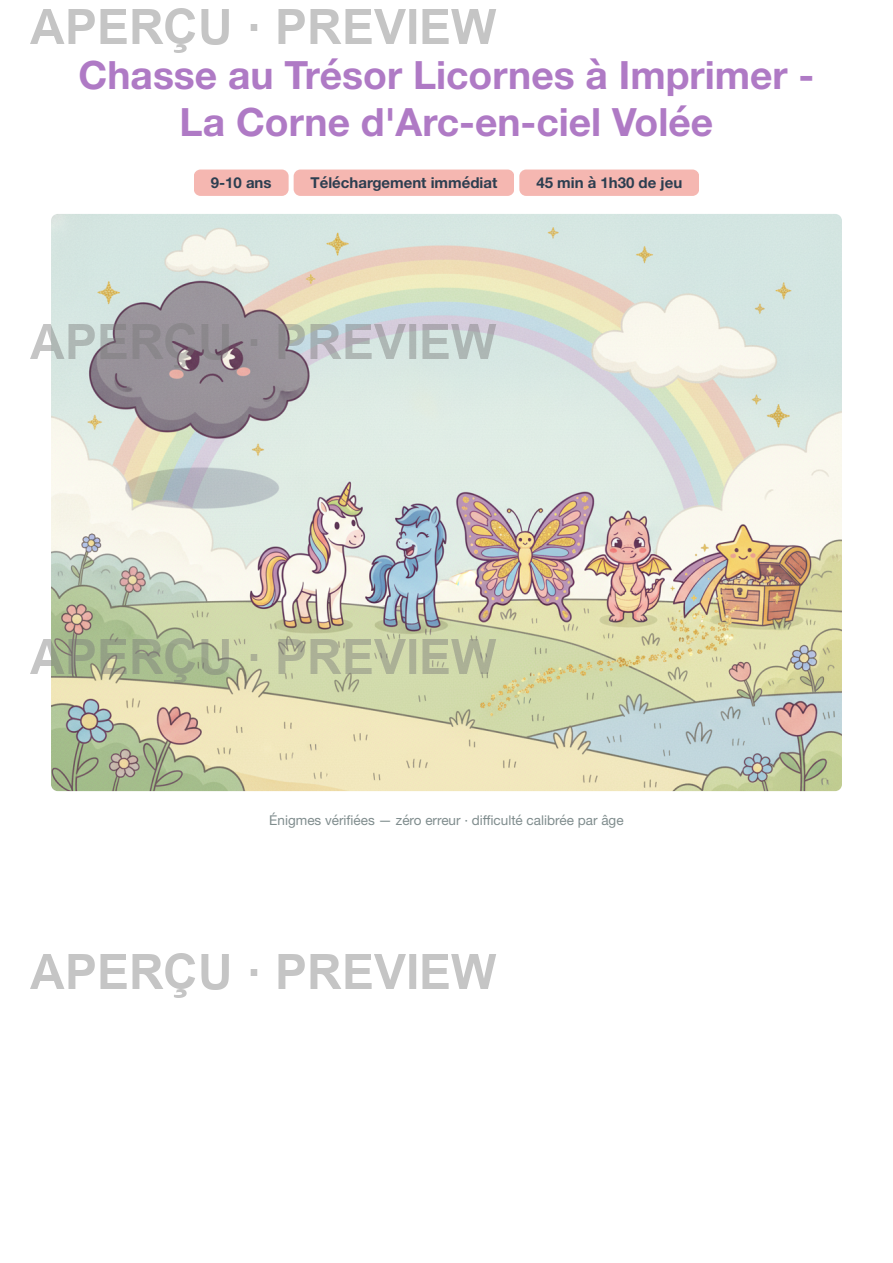 Aperçu page