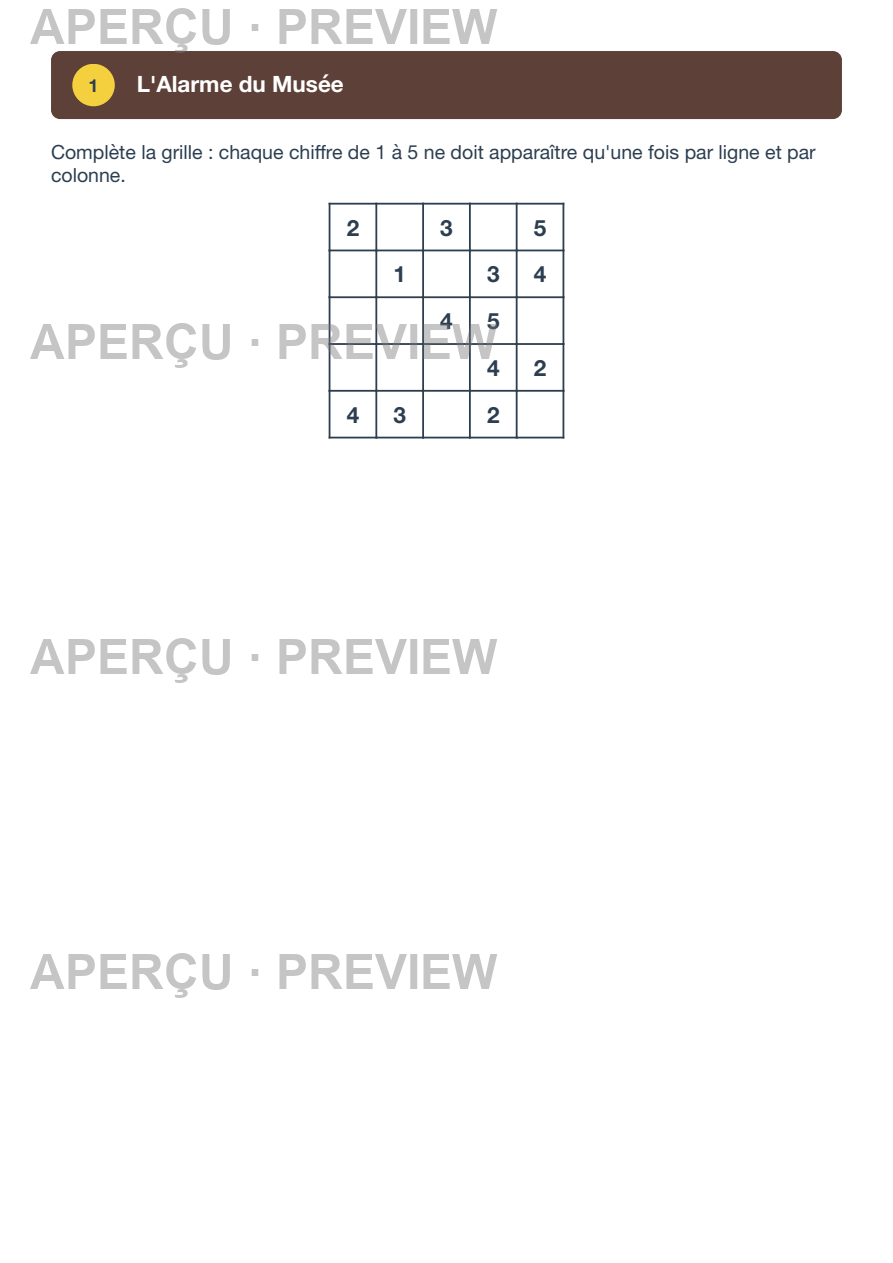 Aperçu page