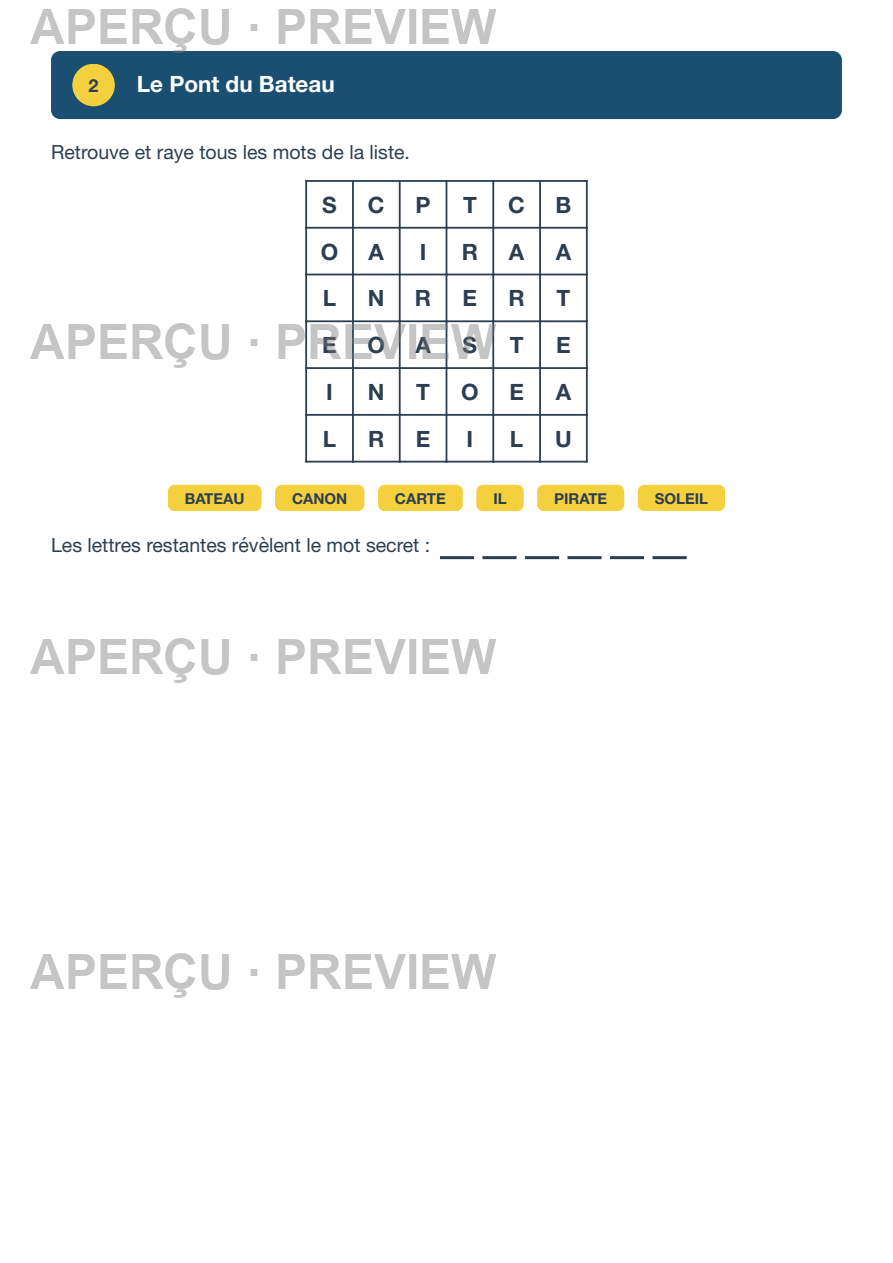 Aperçu page