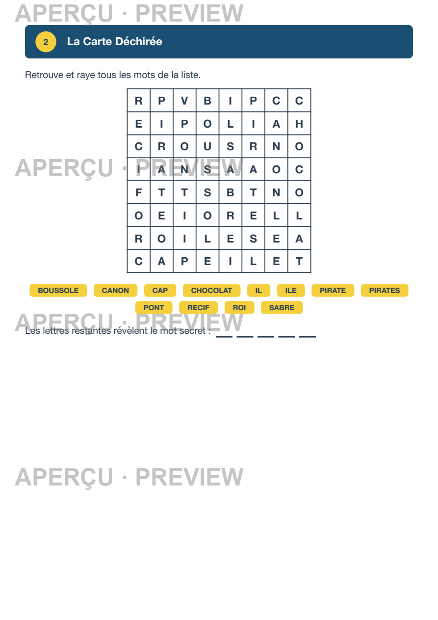 Aperçu page
