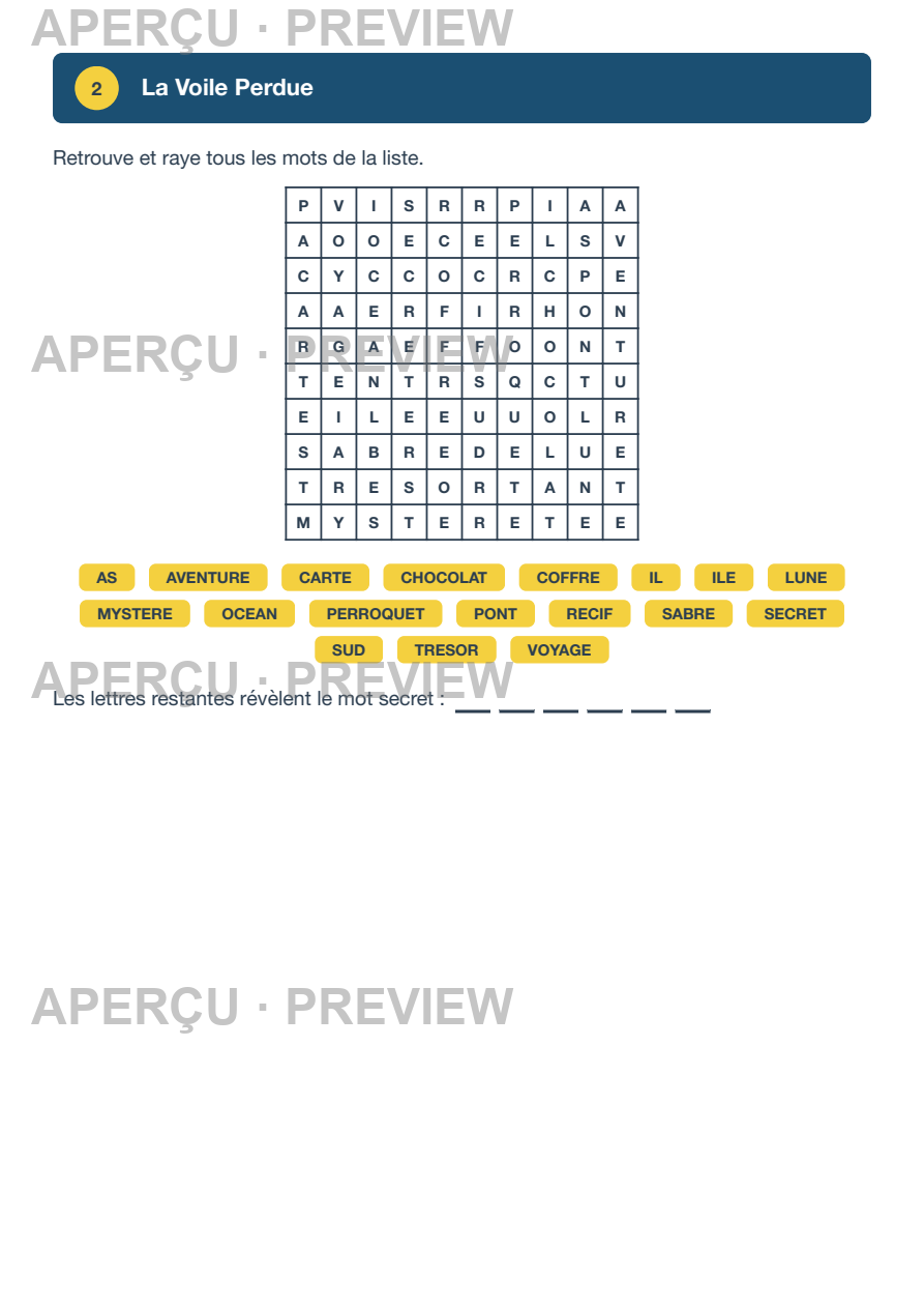 Aperçu page
