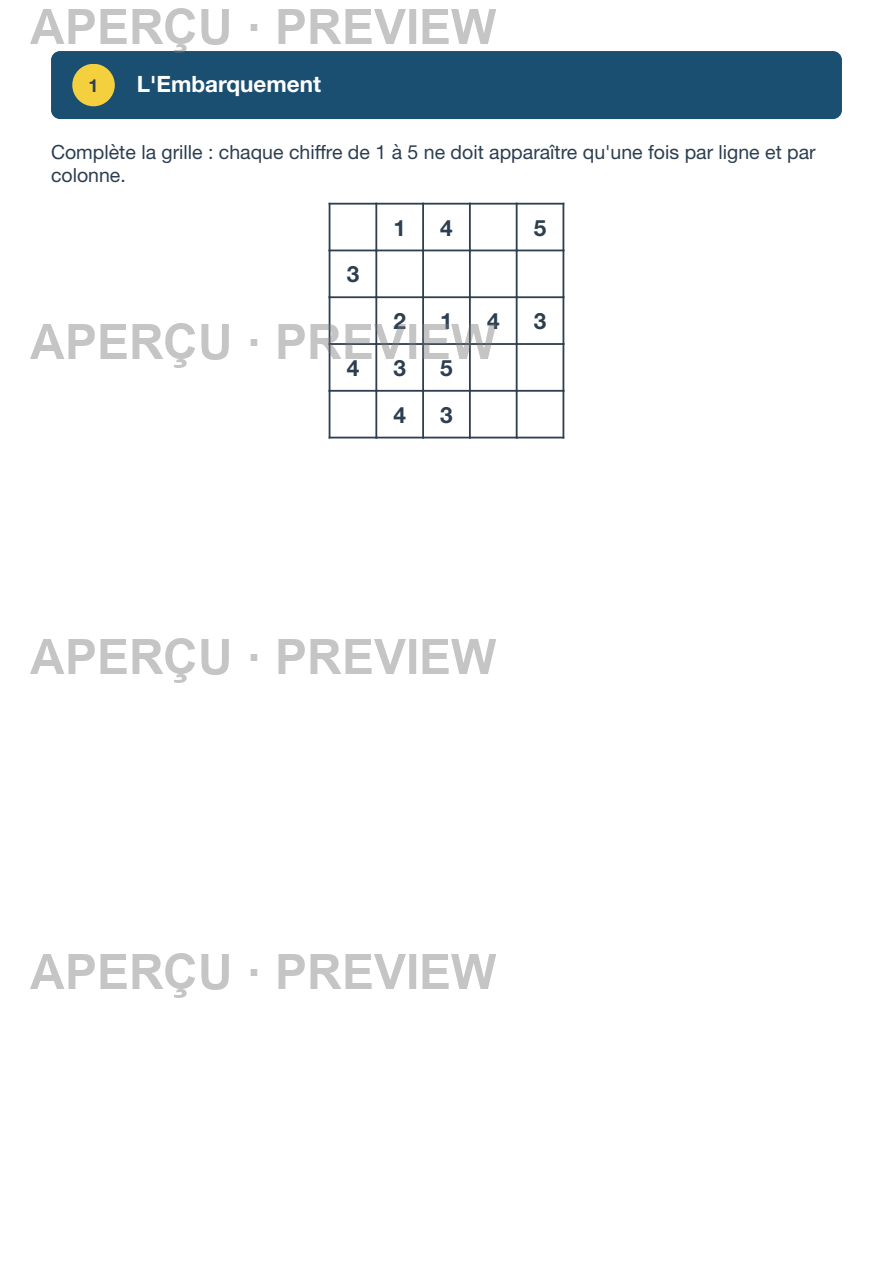 Aperçu page